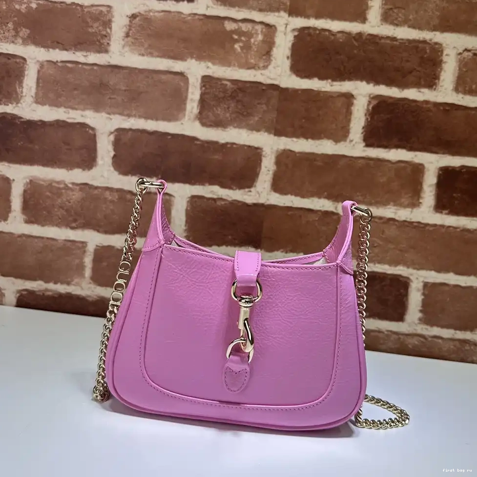 First bag ru JACKIE GUCCI SHOULDER BAG-19.5*18*3.5CM 0626